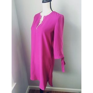 Fuchsia Donna Ricco Shift Dress
